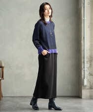 PG2AG14110 GEORGES RECH(ジョルジュ・レッシュ)  [日本製]ラリエットチェーンネックレス ブラック