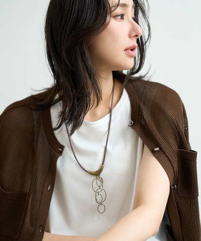 PG2JE01130 GEORGES RECH  [日本製]オーバルメタルネックレス