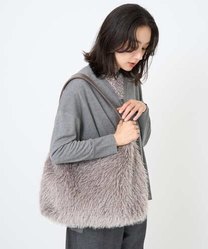 PG5AD03230 GEORGES RECH ファーショルダーバッグ
