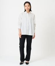 PHBAG17230 GEORGES RECH(小さいサイズ)(メゾン ドゥ サンク) ベーシックレギュラーカラーシャツ ホワイト