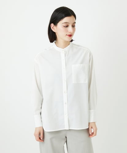 PHBEE05230  [日本製]バンドカラーシャツ
