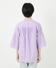 PHBGA31290 GEORGES RECH(小さいサイズ)(メゾン ドゥ サンク) 60ローンフレアスリーブレースブラウス ラベンダー