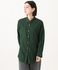 PHBJE24290 GEORGES RECH(小さいサイズ)(メゾン ドゥ サンク) フィブリルブロードシャツ グリーン