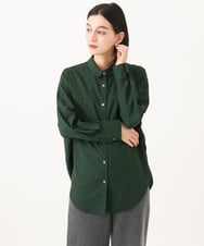 PHBJE24290 GEORGES RECH(小さいサイズ)(メゾン ドゥ サンク) フィブリルブロードシャツ グリーン
