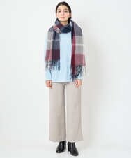 PHFAD25190 GEORGES RECH(小さいサイズ)(メゾン ドゥ サンク) ラムウールモックネックニット ライトブルー