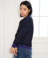 PHFAG16290 GEORGES RECH(小さいサイズ)(メゾン ドゥ サンク) チュールドッキングニットプルオーバー ブラック
