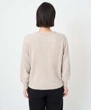 PHFCF51230 GEORGES RECH(小さいサイズ)(メゾン ドゥ サンク) メタリックシャギークルーネックニット ベージュ