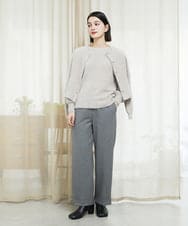 PHFCF51230 GEORGES RECH(小さいサイズ)(メゾン ドゥ サンク) メタリックシャギークルーネックニット ベージュ