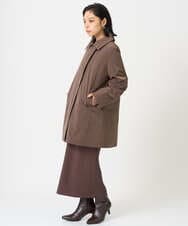 PHHAG11240 GEORGES RECH(小さいサイズ)(メゾン ドゥ サンク)  [セットアップ対応]ストレッチダンボールナロースカート ブラウン