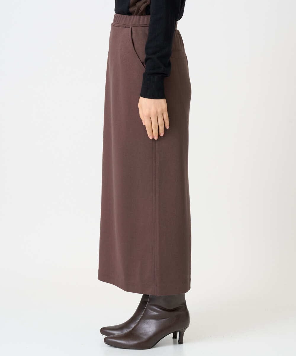 PHHAG11240 GEORGES RECH(小さいサイズ)(メゾン ドゥ サンク)  [セットアップ対応]ストレッチダンボールナロースカート ブラウン