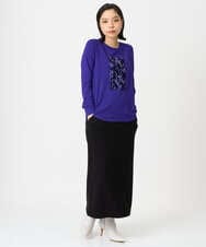 PHHAG11240 GEORGES RECH(小さいサイズ)(メゾン ドゥ サンク)  [セットアップ対応]ストレッチダンボールナロースカート ブラウン