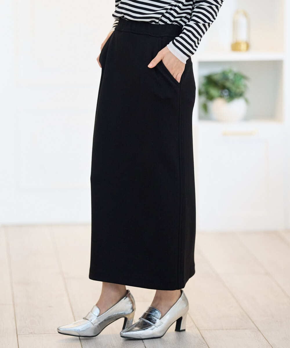 PHHAG11240 GEORGES RECH(小さいサイズ)(メゾン ドゥ サンク)  [セットアップ対応]ストレッチダンボールナロースカート ブラウン