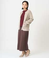 PHHAG11240 GEORGES RECH(小さいサイズ)(メゾン ドゥ サンク)  [セットアップ対応]ストレッチダンボールナロースカート ブラウン