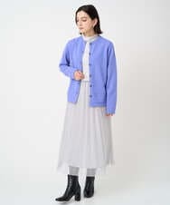 PHHCD65360 GEORGES RECH(小さいサイズ)(メゾン ドゥ サンク)  [日本製]アコーディオンシアープリーツスカート ライトグレー