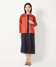 PHJHD44330 GEORGES RECH(小さいサイズ)(メゾン ドゥ サンク) メッシュコンビシアーブルゾン ベージュ