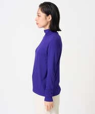 PHKAG26180 GEORGES RECH(小さいサイズ)(メゾン ドゥ サンク) ベアテンハイネックカットソー パープル