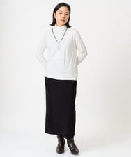 PHKAG26180 GEORGES RECH(小さいサイズ)(メゾン ドゥ サンク) ベアテンハイネックカットソー パープル