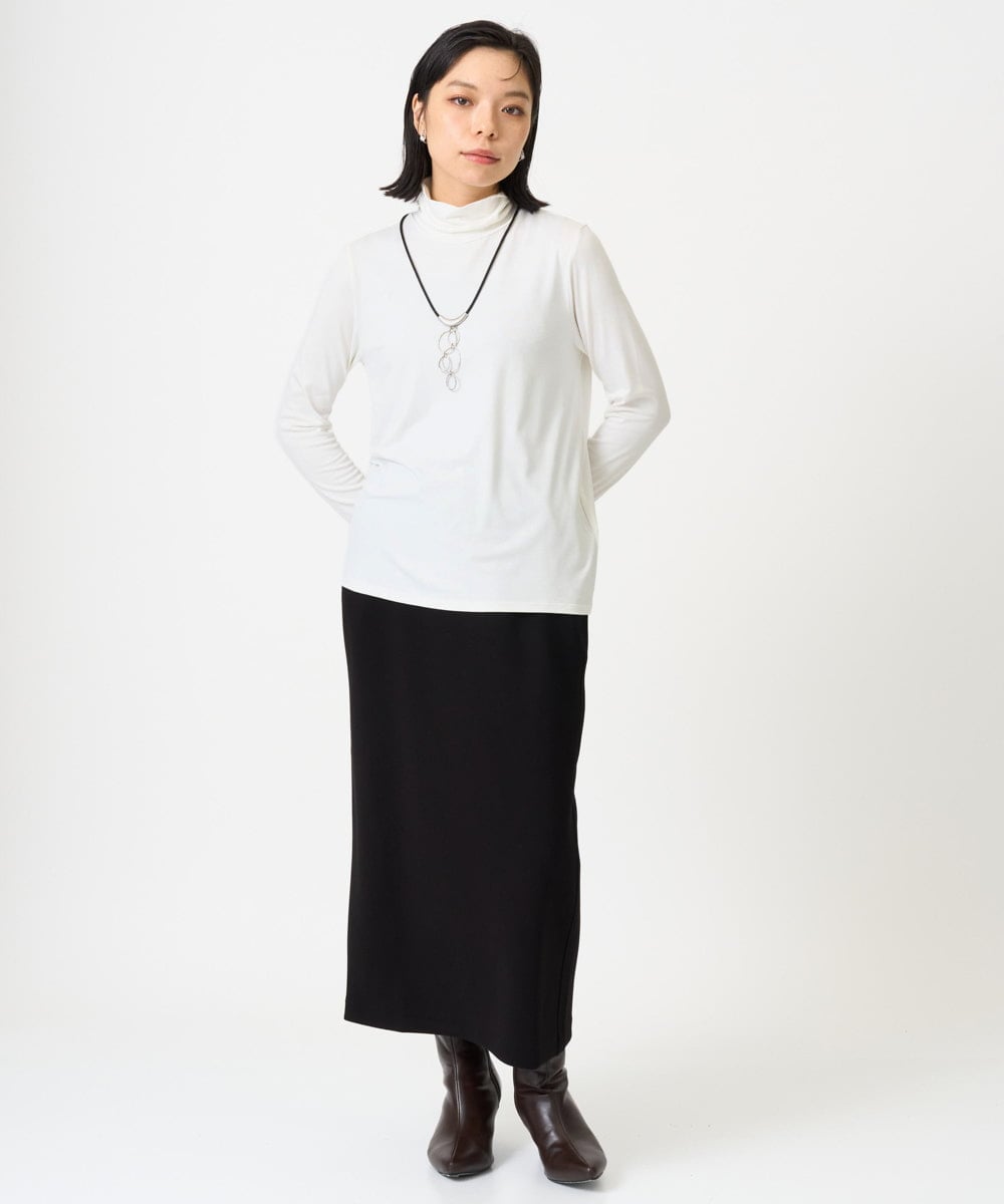PHKAG26180 GEORGES RECH(小さいサイズ)(メゾン ドゥ サンク) ベアテンハイネックカットソー パープル