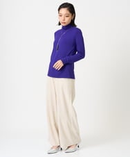 PHKAG26180 GEORGES RECH(小さいサイズ)(メゾン ドゥ サンク) ベアテンハイネックカットソー パープル