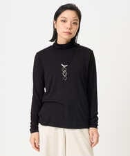 PHKAG26180 GEORGES RECH(小さいサイズ)(メゾン ドゥ サンク) ベアテンハイネックカットソー パープル