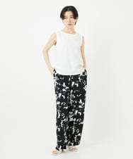 PHKGA38130 GEORGES RECH(小さいサイズ)(メゾン ドゥ サンク) チュールシルケットタンクトップ ブルーグリーン