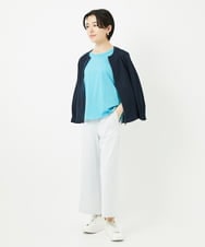 PHKGA38130 GEORGES RECH(小さいサイズ)(メゾン ドゥ サンク) チュールシルケットタンクトップ ブルーグリーン