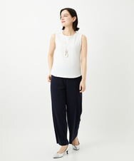PHKGD27130 GEORGES RECH(小さいサイズ)(メゾン ドゥ サンク)  [日本製]2WAYリブタンクトップ ライトグレー