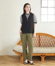 PHKGD34210 GEORGES RECH(小さいサイズ)(メゾン ドゥ サンク)  [セットアップ対応]VネックAラインベスト ベージュ