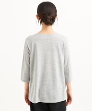 PHKGF40190 GEORGES RECH(小さいサイズ)(メゾン ドゥ サンク) レースプリントジャージーカットソー グレー