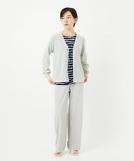PHKJB29210 GEORGES RECH(小さいサイズ)(メゾン ドゥ サンク)  [日本製]ランダムボーダータックジャージーカットソー ネイビー系