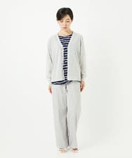 PHKJB29210 GEORGES RECH(小さいサイズ)(メゾン ドゥ サンク)  [日本製]ランダムボーダータックジャージーカットソー ネイビー系