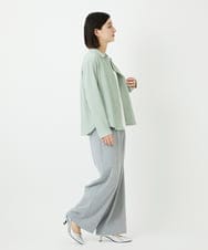 PHLEE25250 GEORGES RECH(小さいサイズ)(メゾン ドゥ サンク)  [日本製]ドロストタックワイドパンツ グレー