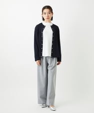 PHLEE25250 GEORGES RECH(小さいサイズ)(メゾン ドゥ サンク)  [日本製]ドロストタックワイドパンツ グレー