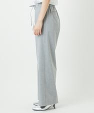 PHLEE25250 GEORGES RECH(小さいサイズ)(メゾン ドゥ サンク)  [日本製]ドロストタックワイドパンツ グレー