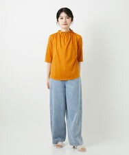 PHLGD03330 GEORGES RECH(小さいサイズ)(メゾン ドゥ サンク) イージーワイドデニムパンツ ライトブルー