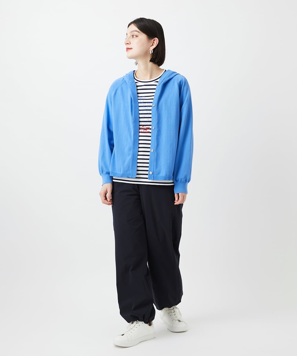 PHLGE40330 GEORGES RECH(小さいサイズ)(メゾン ドゥ サンク)  [セットアップ対応]4WAYタフタトラックパンツ ライトグレー