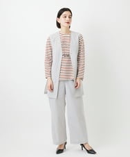 PHLGE40330 GEORGES RECH(小さいサイズ)(メゾン ドゥ サンク)  [セットアップ対応]4WAYタフタトラックパンツ ライトグレー
