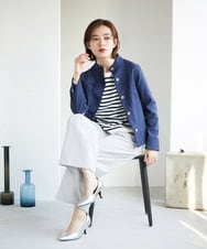 PHLGE40330 GEORGES RECH(小さいサイズ)(メゾン ドゥ サンク)  [セットアップ対応]4WAYタフタトラックパンツ ライトグレー
