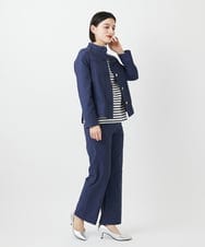 PHLGE52250 GEORGES RECH(小さいサイズ)(メゾン ドゥ サンク) シェルタリングドライオックスワイドパンツ ライトグレー