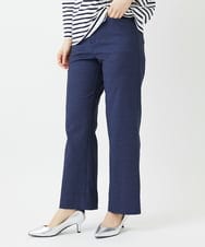 PHLGE52250 GEORGES RECH(小さいサイズ)(メゾン ドゥ サンク) シェルタリングドライオックスワイドパンツ ライトグレー