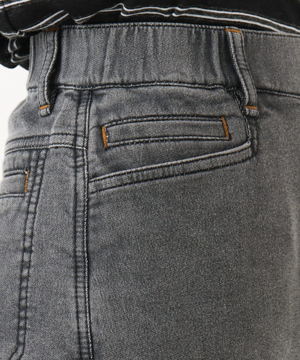 PHLJE23290 GEORGES RECH(小さいサイズ)(メゾン ドゥ サンク) 裏起毛イージーデニムパンツ グレー