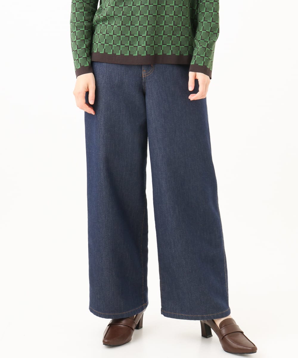 PHLJE23290 GEORGES RECH(小さいサイズ)(メゾン ドゥ サンク) 裏起毛イージーデニムパンツ グレー