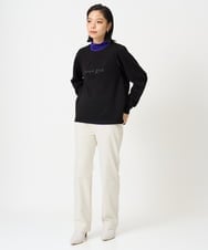 PHQAH18220 GEORGES RECH(小さいサイズ)(メゾン ドゥ サンク)  [日本製]裏起毛ストレッチイージーパンツ アイボリー
