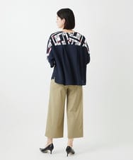 PHQGF85190 GEORGES RECH(小さいサイズ)(メゾン ドゥ サンク) [新色追加][日本製/多機能素材]ジャージーガウチョパンツ ライトグレー
