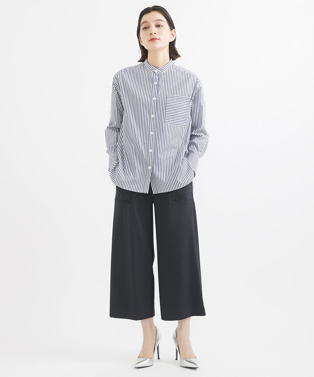 PHQGX85190 GEORGES RECH(小さいサイズ)(メゾン ドゥ サンク) [新色追加・定番人気][多機能素材]ジャージーガウチョパンツ ライトグレー