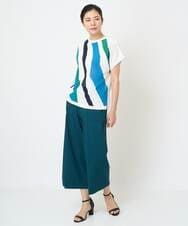 PHQGX85190 GEORGES RECH(小さいサイズ)(メゾン ドゥ サンク) [新色追加・定番人気][多機能素材]ジャージーガウチョパンツ ライトグレー
