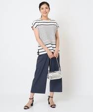PHQGX85190 GEORGES RECH(小さいサイズ)(メゾン ドゥ サンク) [新色追加・定番人気][多機能素材]ジャージーガウチョパンツ ライトグレー