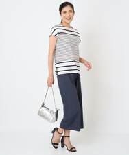 PHQGX85190 GEORGES RECH(小さいサイズ)(メゾン ドゥ サンク) [新色追加・定番人気][多機能素材]ジャージーガウチョパンツ ライトグレー