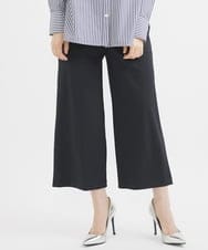 PHQGX85190 GEORGES RECH(小さいサイズ)(メゾン ドゥ サンク) [新色追加・定番人気][多機能素材]ジャージーガウチョパンツ ブラック