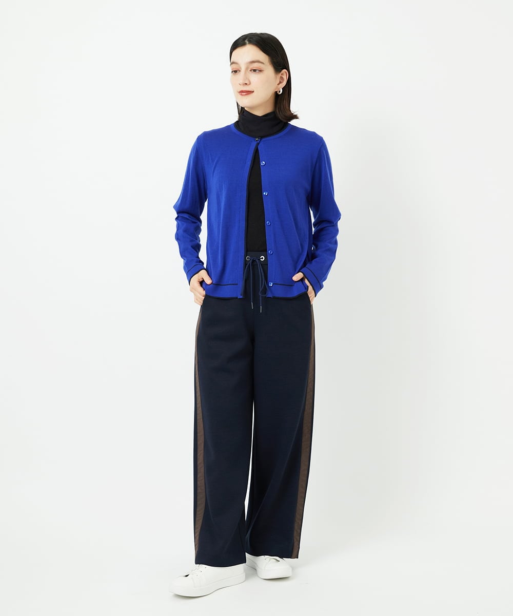 PHSAD11260 GEORGES RECH(小さいサイズ)(メゾン ドゥ サンク) [アンサンブル対応]ウォッシャブルウールカーディガン イエロー